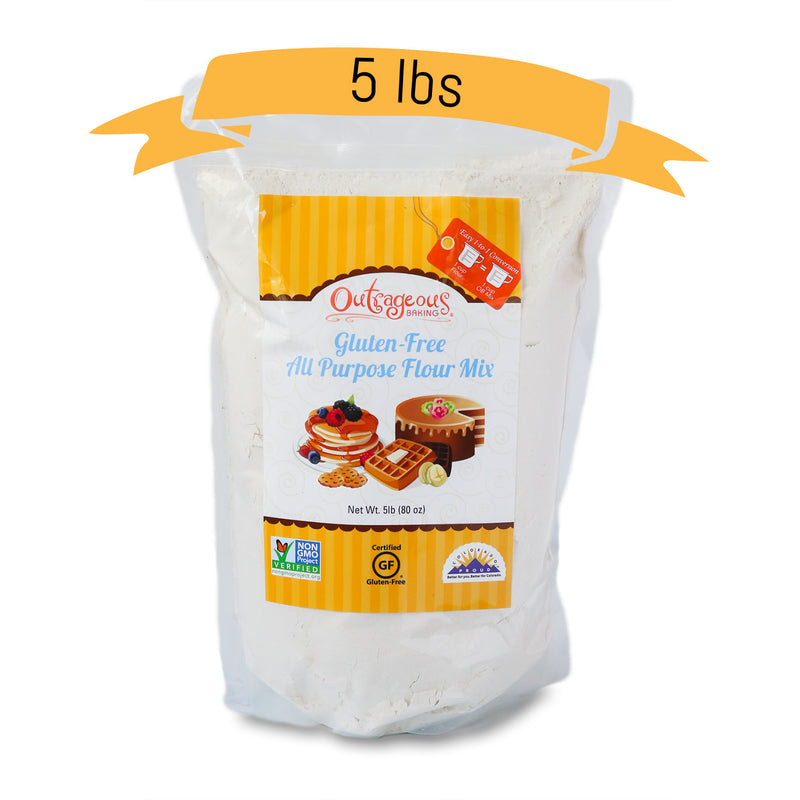 All Purpose Baking Flour Mix - 5 pound bag (1 lb. more than leading brands)